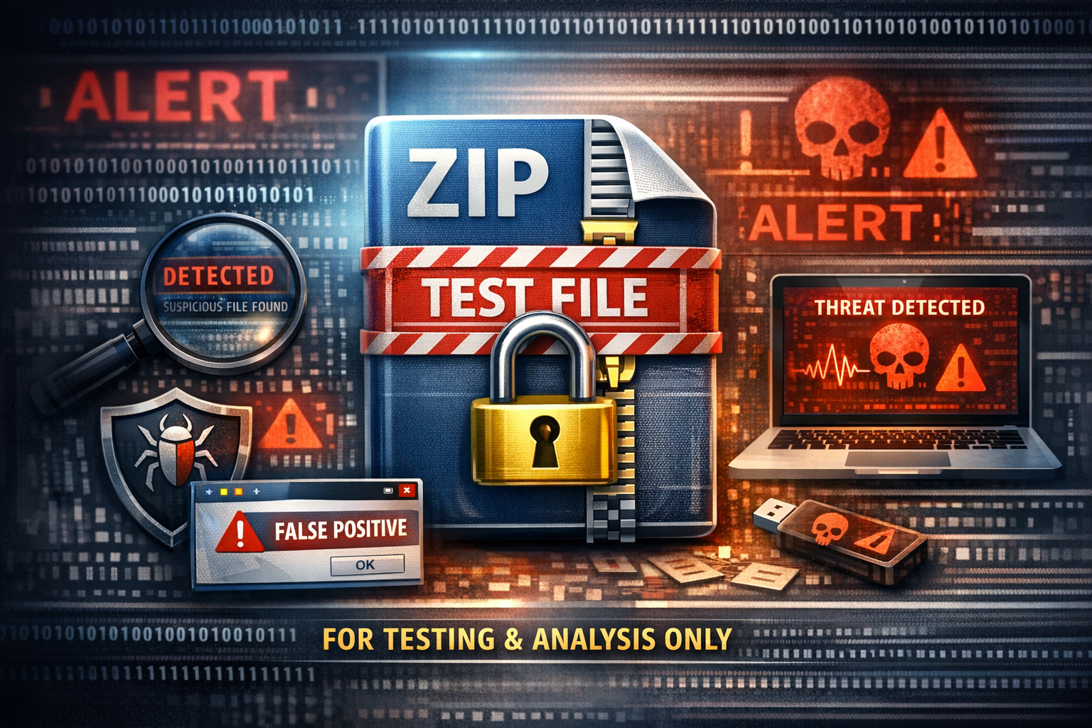 Security testing false positive illustration